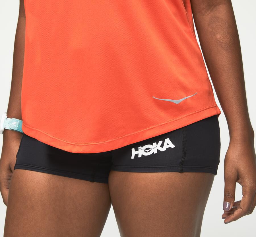 Hoka One One Top Kadın Turuncu - Performance Tank - SJ7124638